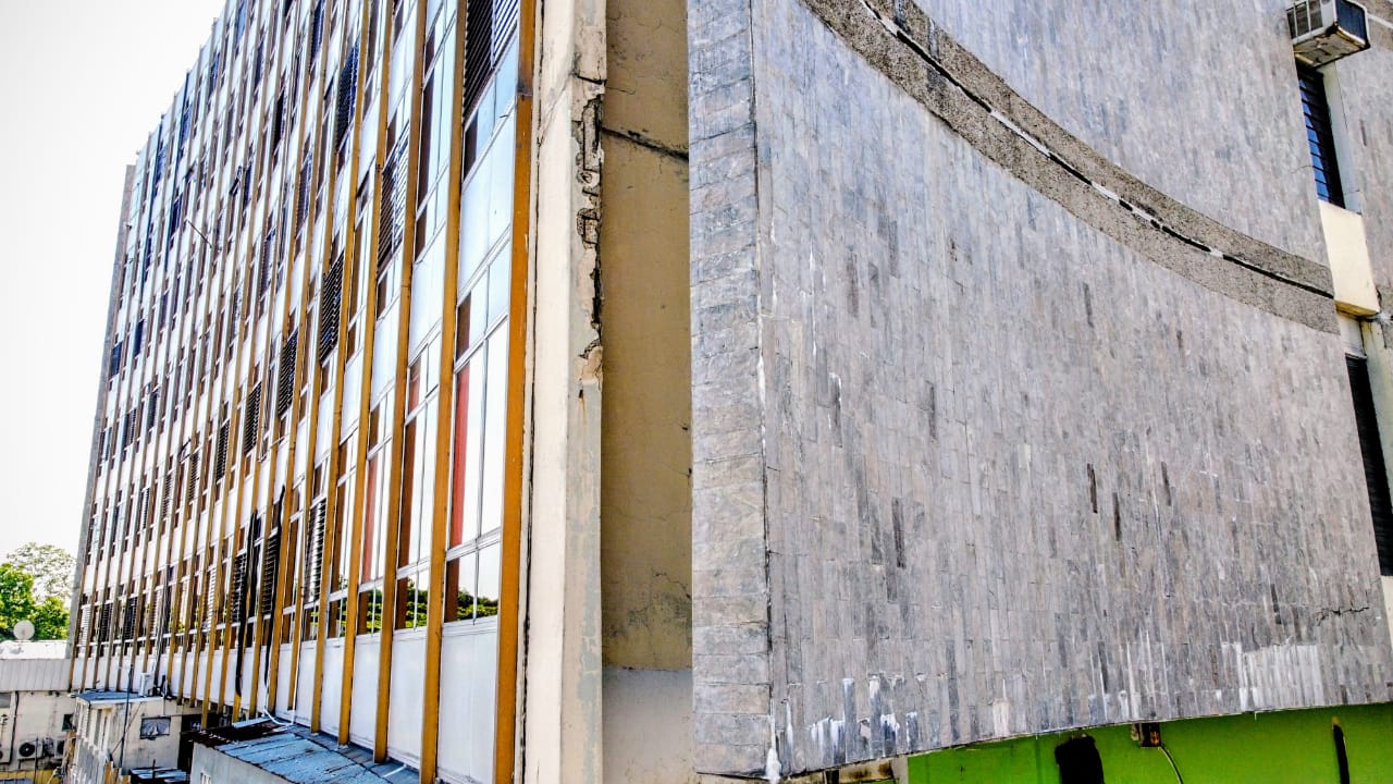 Simulacro Nacional deja en evidencia graves daños del edificio legislativo simulacro-nacional-deja-en-evidencia-graves-danos-del-edificio-legislativo